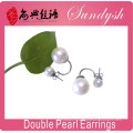 Double Pearl Earrings Baroque Jewelry Pearl Earrings